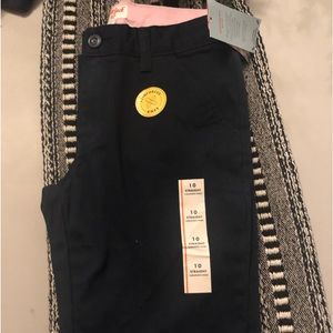 Cat and Jack pilot blue school uniform pants size 10